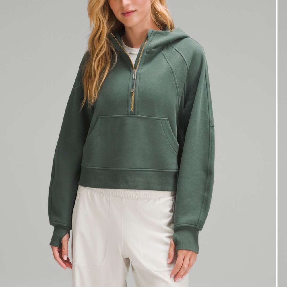 Lululemon Scuba Oversized Half Zip Hoodie *Gold Zip